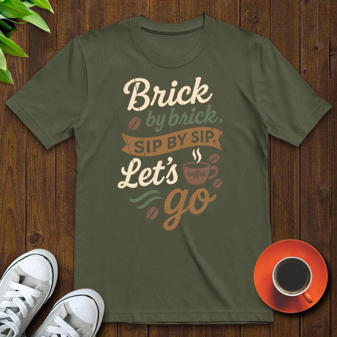 Brick by brick T-shirt - Witty Brews