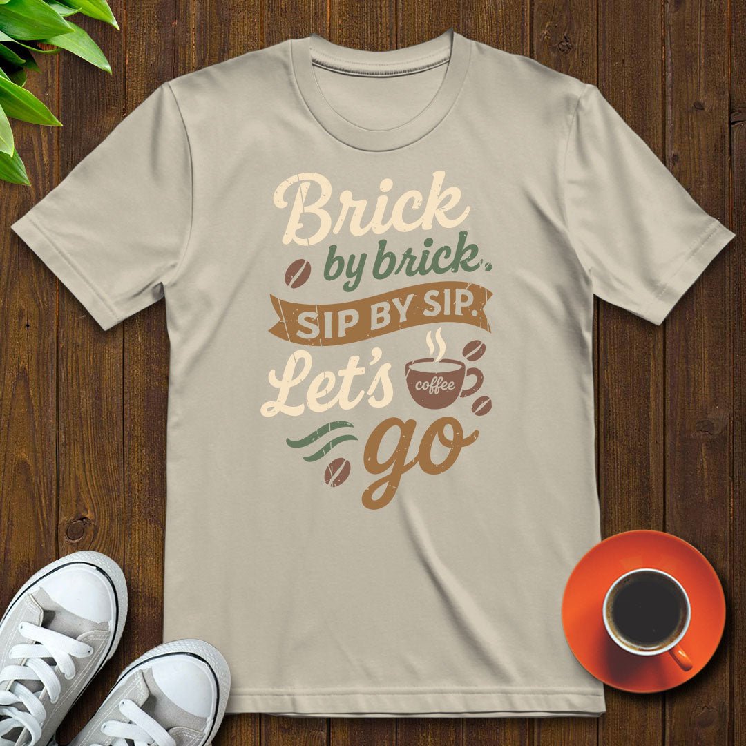 Brick by brick T-shirt - Witty Brews