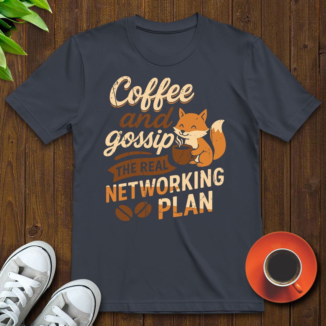 Coffee and gossip T-shirt - Witty Brews