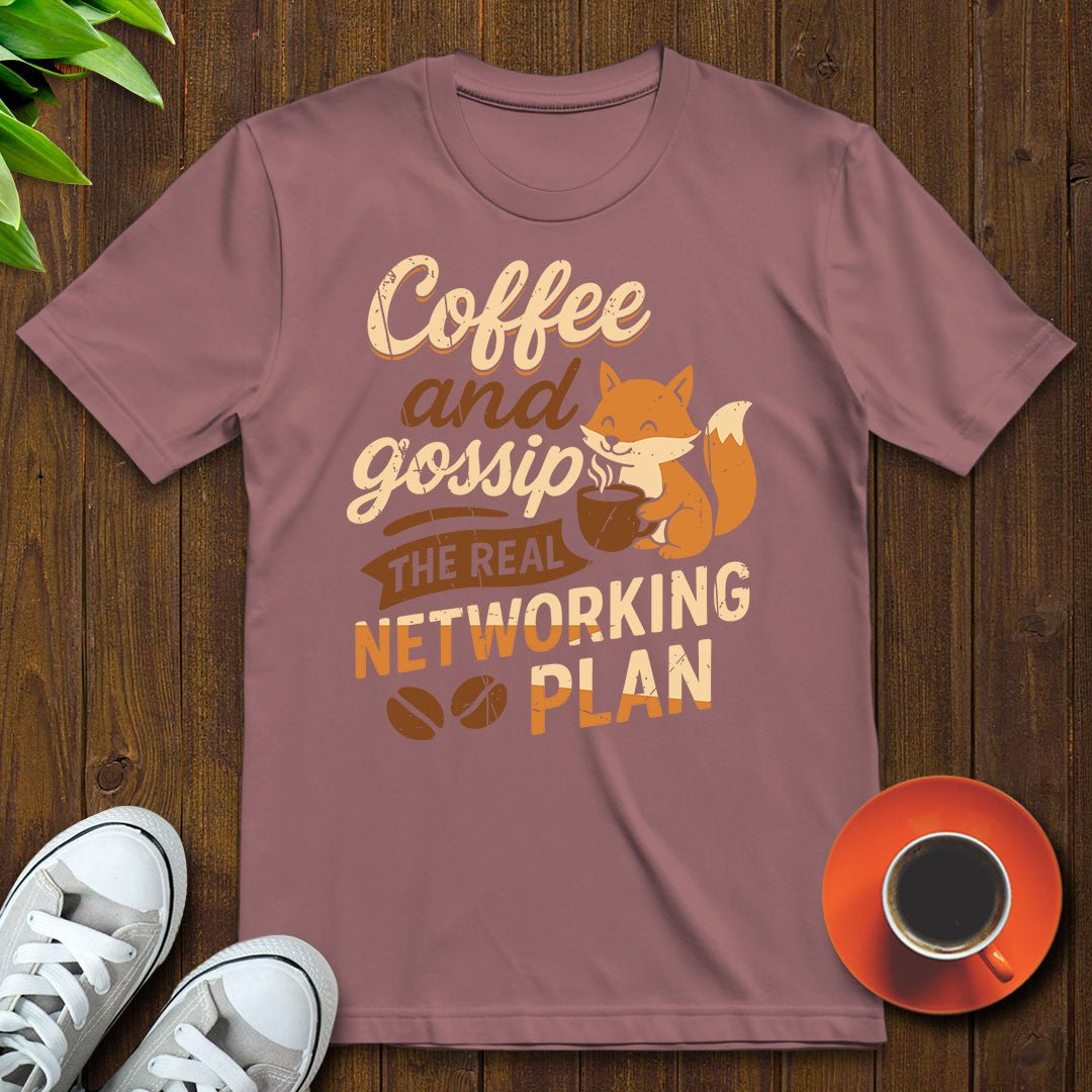 Coffee and gossip T-shirt - Witty Brews