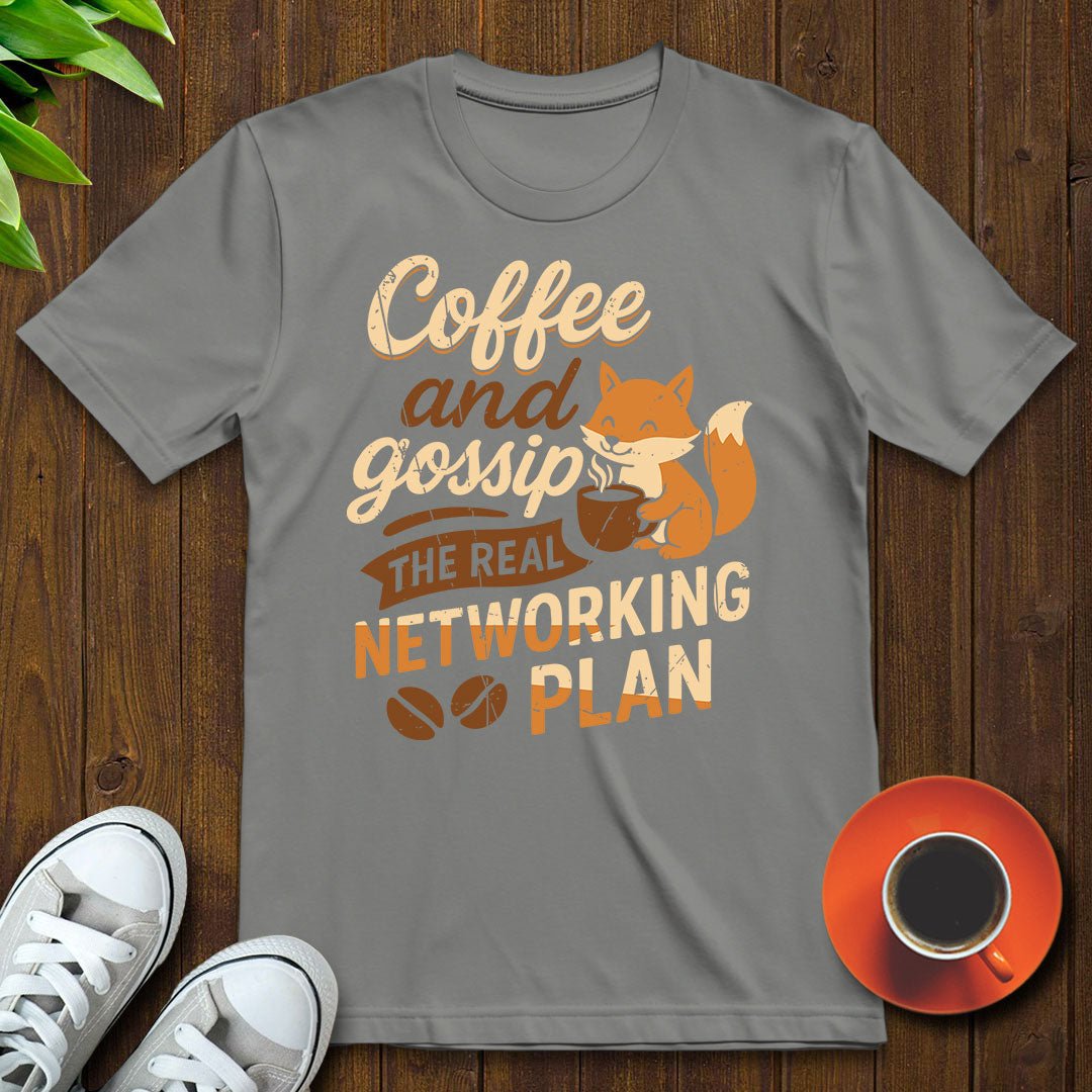 Coffee and gossip T-shirt - Witty Brews