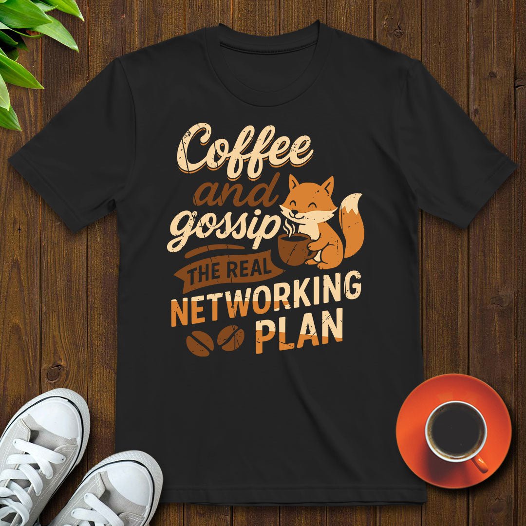 Coffee and gossip T-shirt - Witty Brews