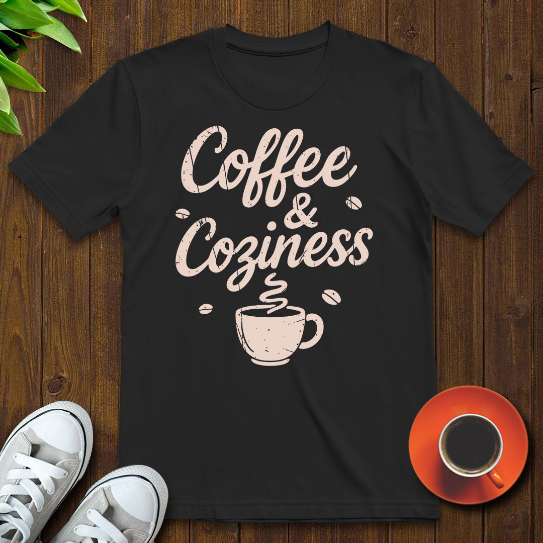 Coffee Coziness T-shirt - Witty Brews