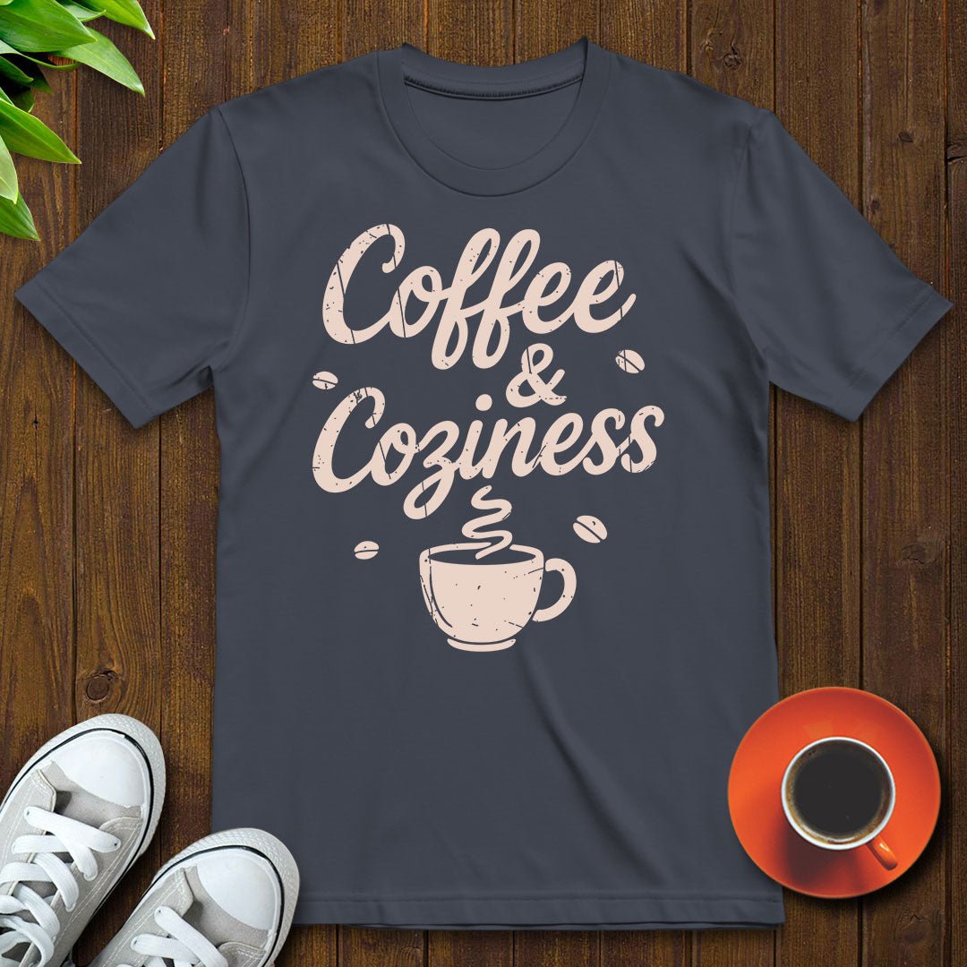 Coffee Coziness T-shirt - Witty Brews
