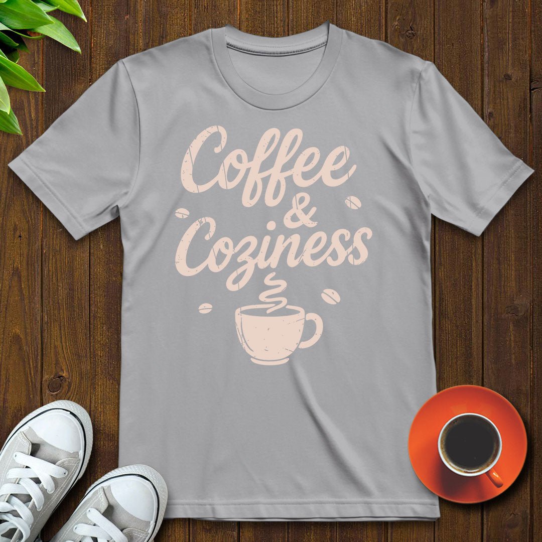 Coffee Coziness T-shirt - Witty Brews