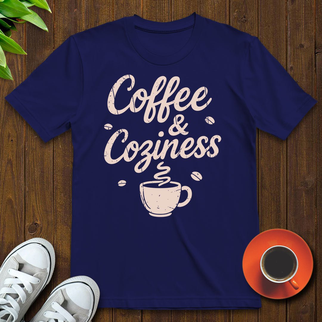Coffee Coziness T-shirt - Witty Brews