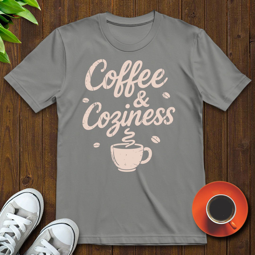 Coffee Coziness T-shirt - Witty Brews
