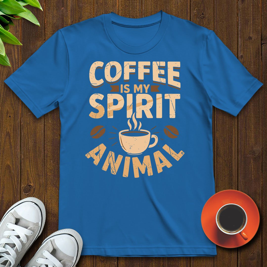 Coffee is my spirit animal T-shirt - Witty Brews