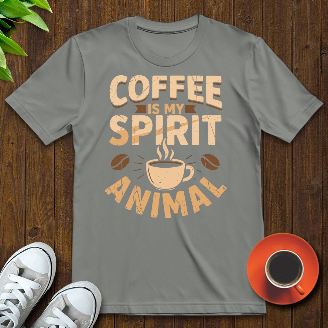 Coffee is my spirit animal T-shirt - Witty Brews