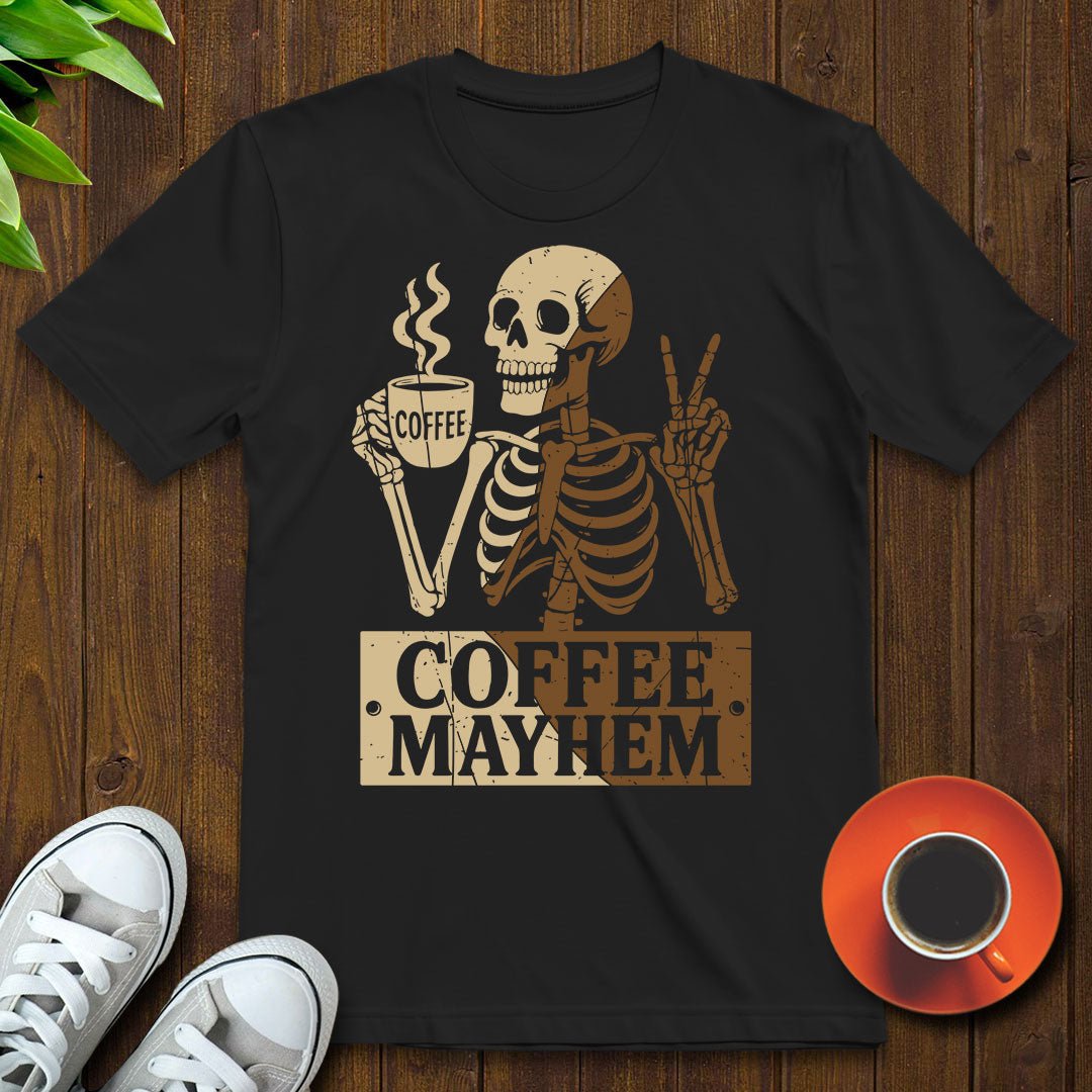 Coffee Mayhem T-shirt - Witty Brews