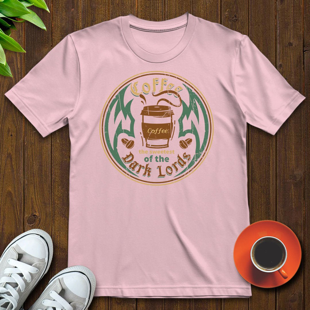 Coffee the sweetest of the dark lords T-shirt - Witty Brews