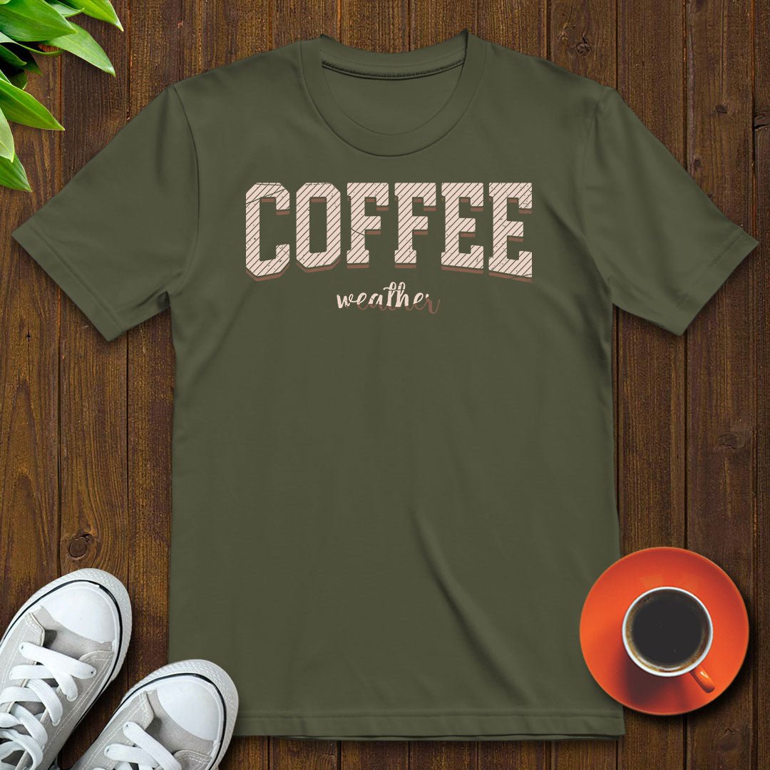 Coffee weather T-shirt - Witty Brews