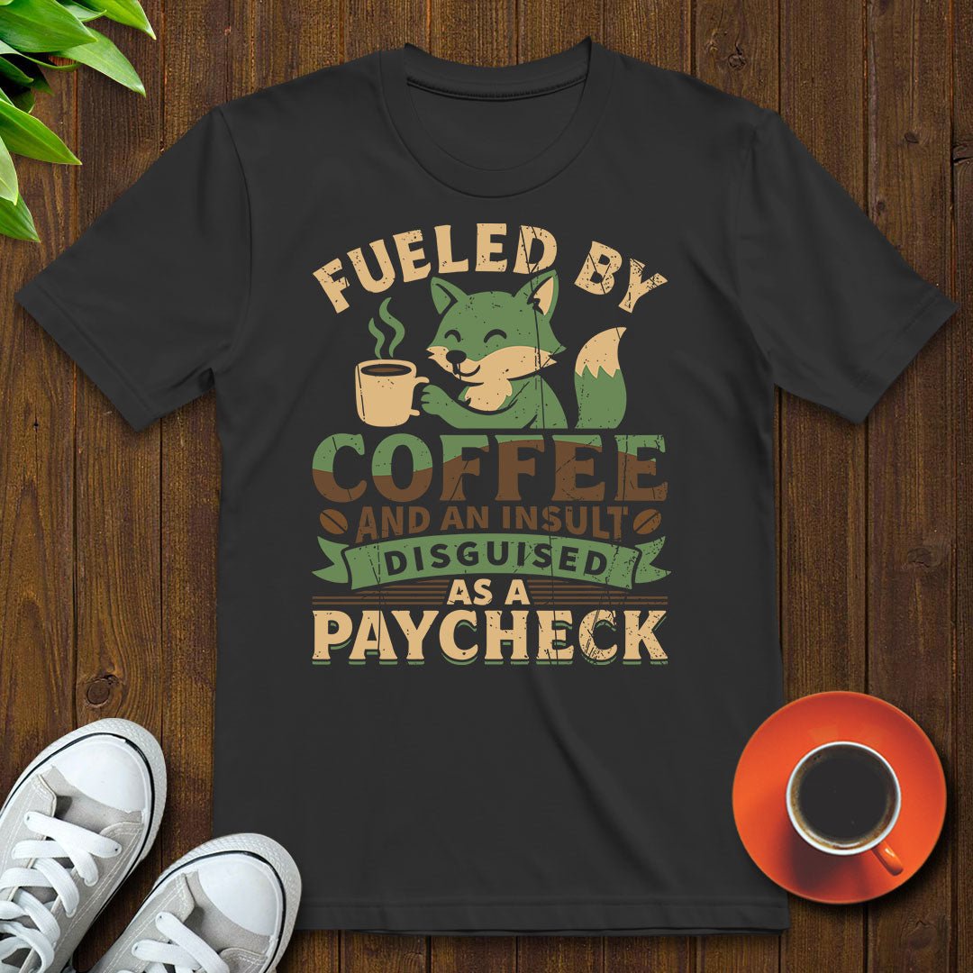 Fueled by coffee T-shirt - Witty Brews