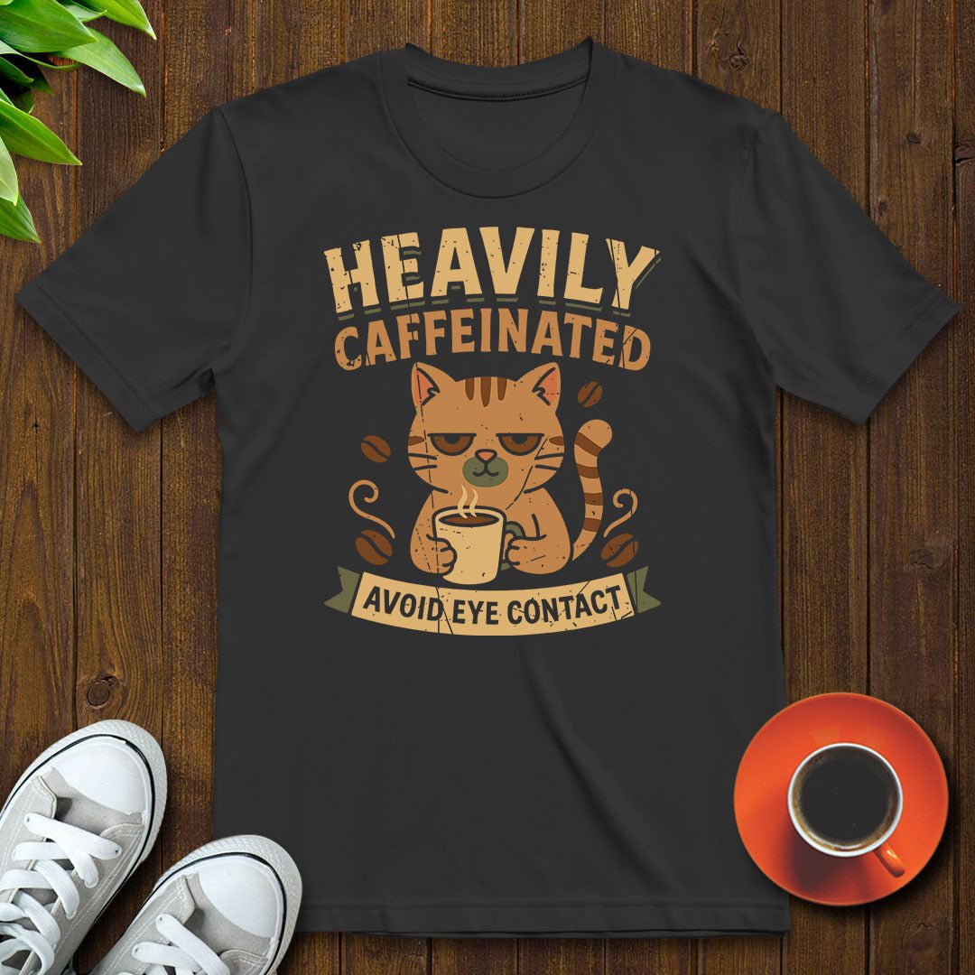 Heavily caffeinated T-shirt - Witty Brews