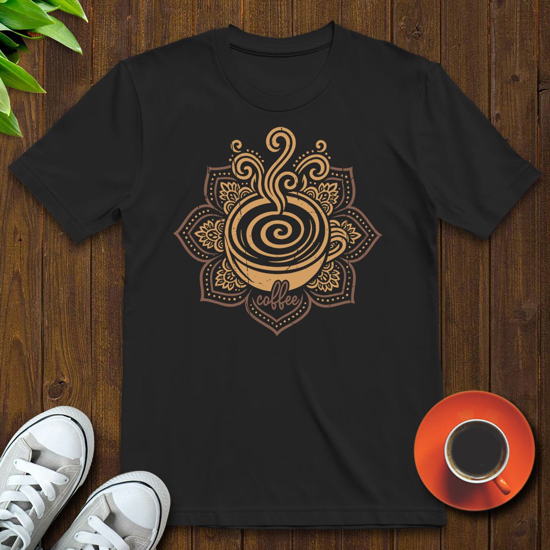 Mandala Coffee T-shirt - Witty Brews