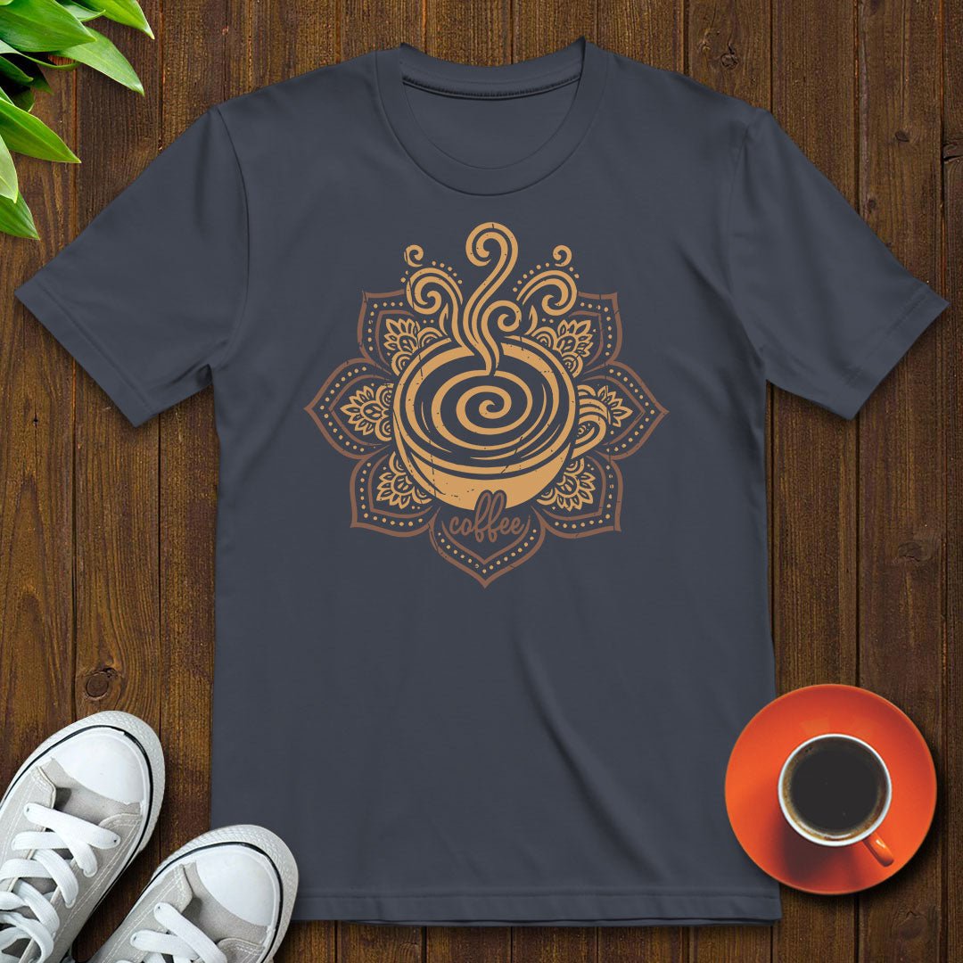 Mandala Coffee T-shirt - Witty Brews