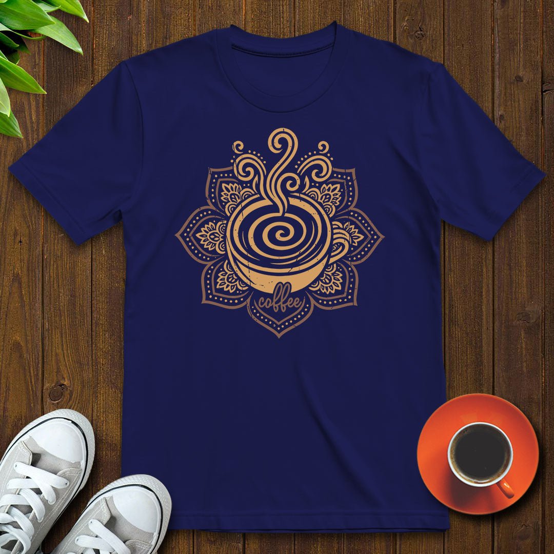 Mandala Coffee T-shirt - Witty Brews