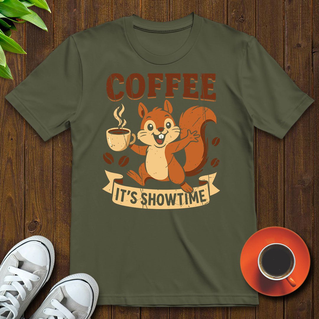 Me after coffee Its showtime T-shirt - Witty Brews