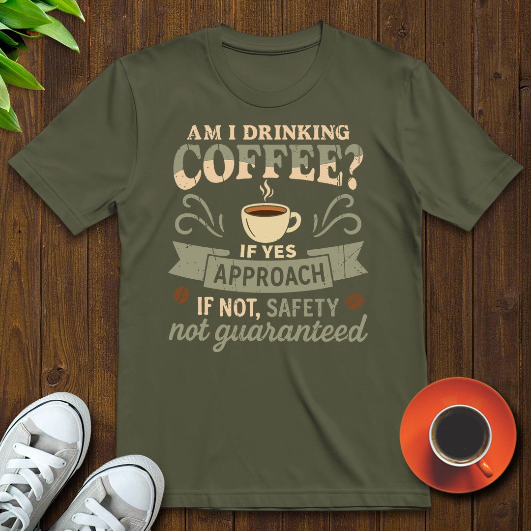 Safety not guaranteed T-shirt - Witty Brews