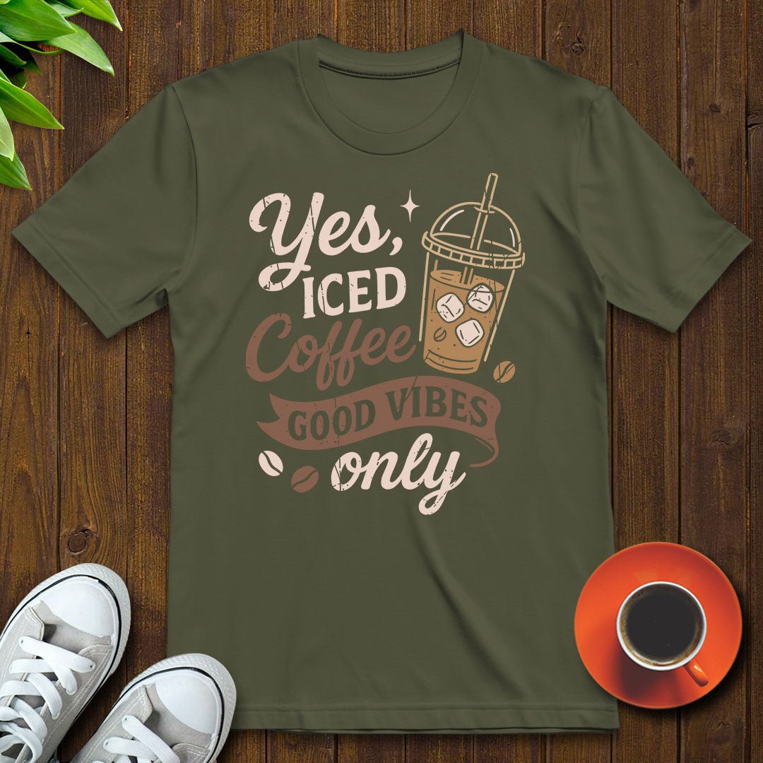Yes iced coffee T-shirt - Witty Brews
