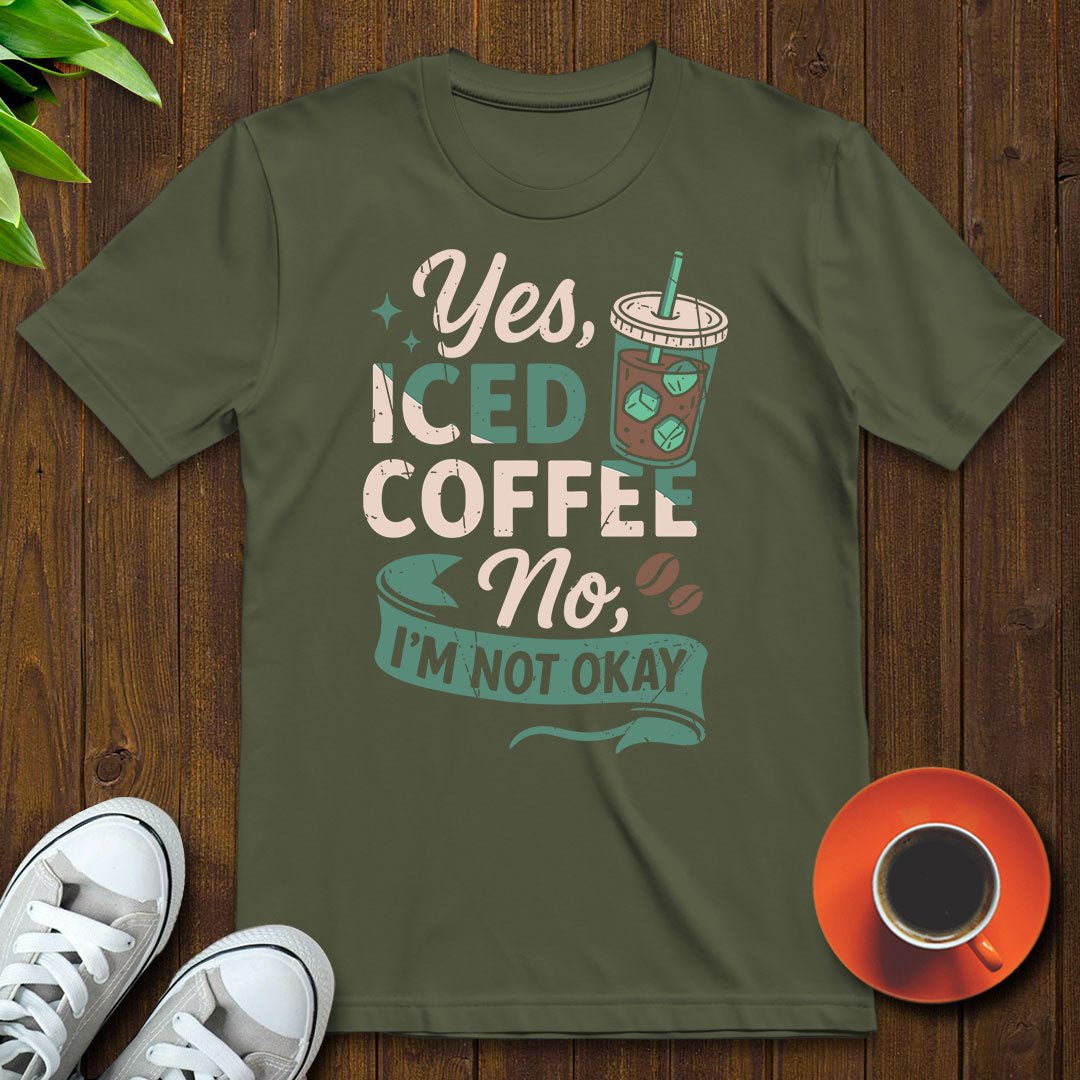 Yes iced coffee T-shirt - Witty Brews