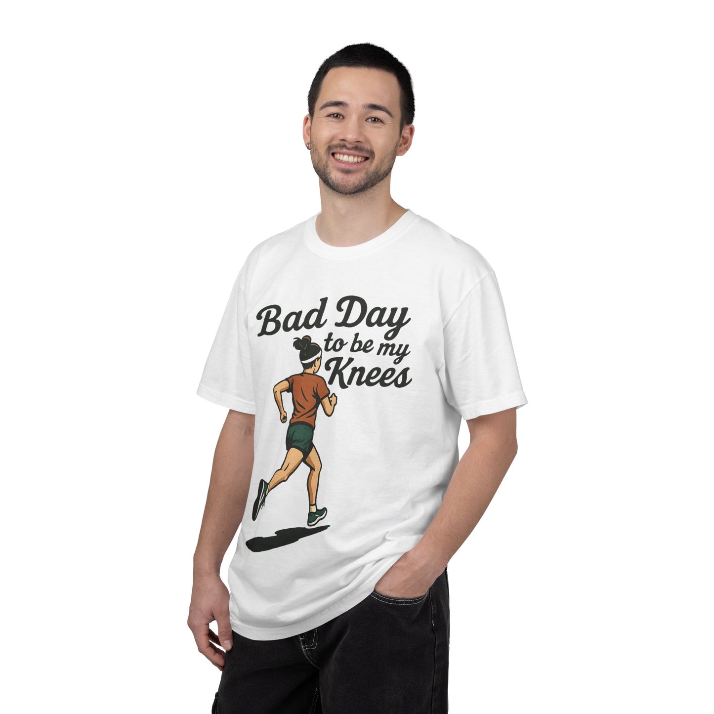Bad Day to Be My Knees Running T-Shirt — Funny Runner Gift