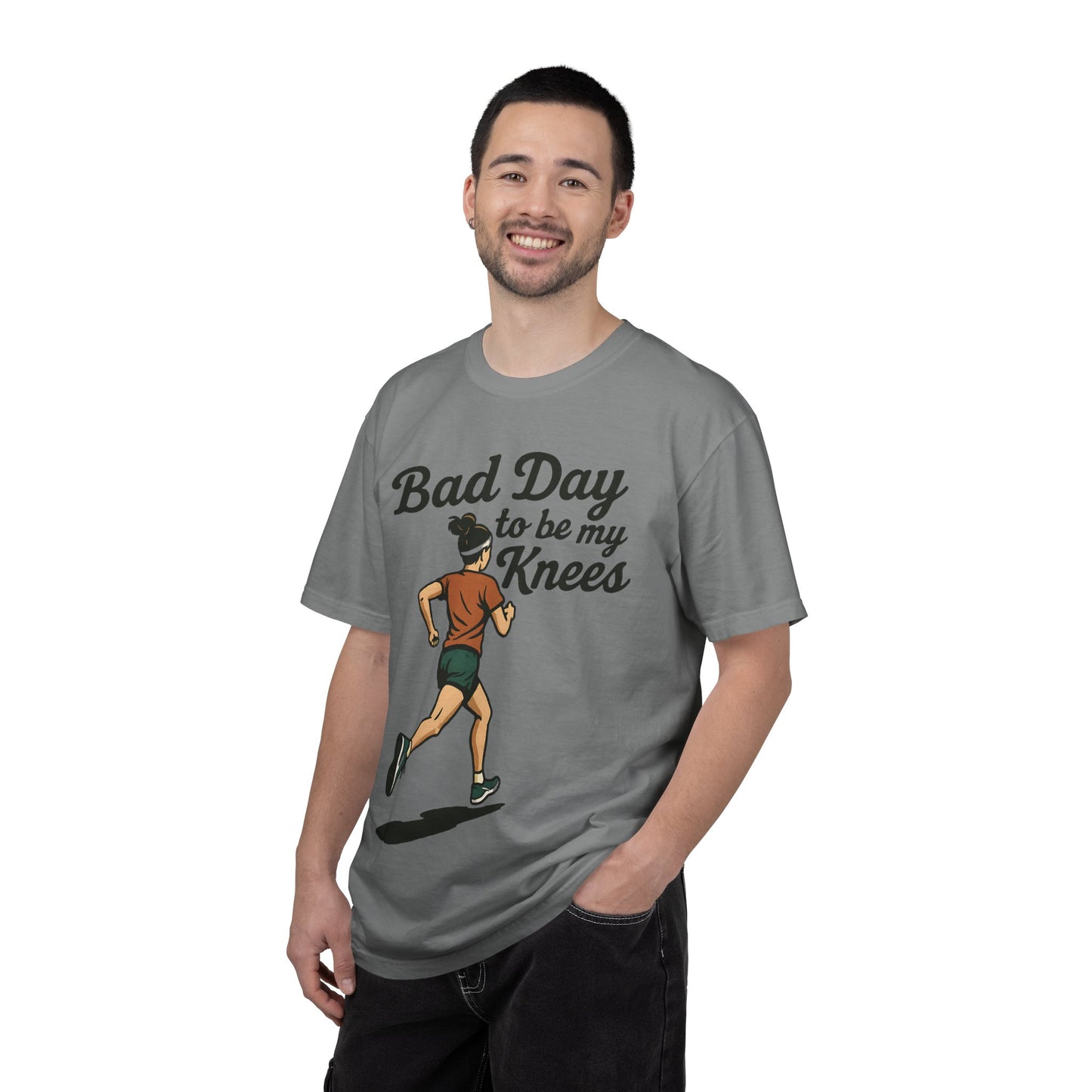 Bad Day to Be My Knees Running T-Shirt — Funny Runner Gift