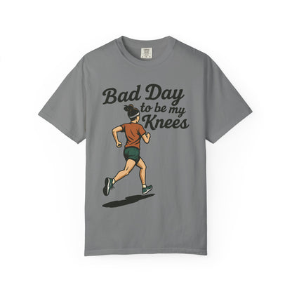 Bad Day to Be My Knees Running T-Shirt — Funny Runner Gift