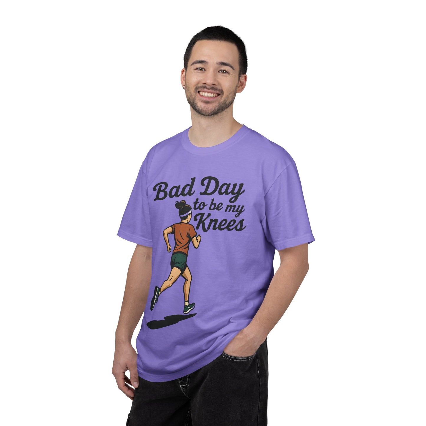 Bad Day to Be My Knees Running T-Shirt — Funny Runner Gift