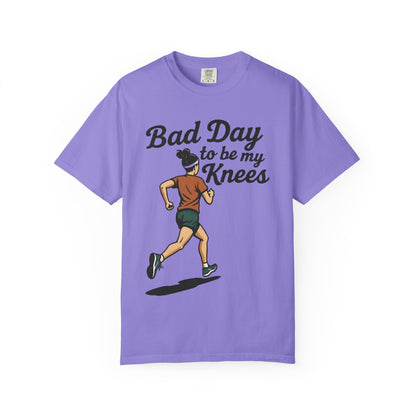 Bad Day to Be My Knees Running T-Shirt — Funny Runner Gift