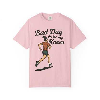 Bad Day to Be My Knees Running T-Shirt — Funny Runner Gift