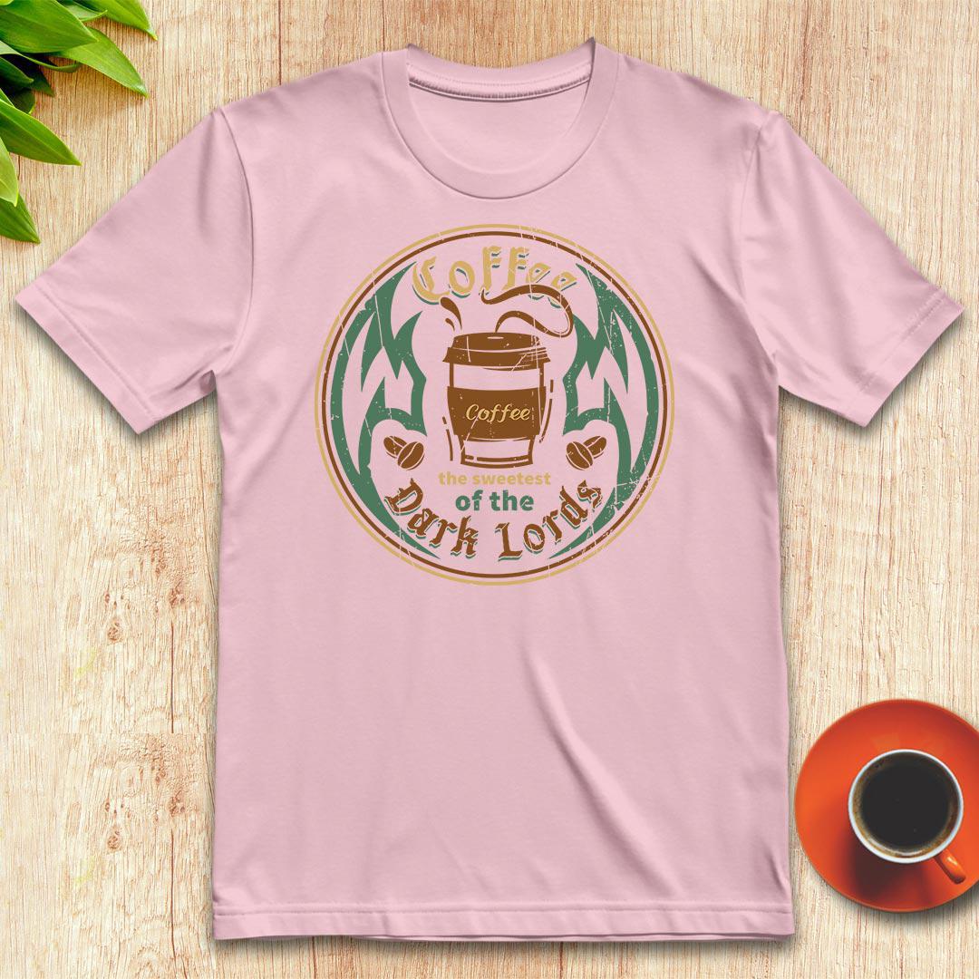 Coffee the sweetest of the dark lords t-shirt