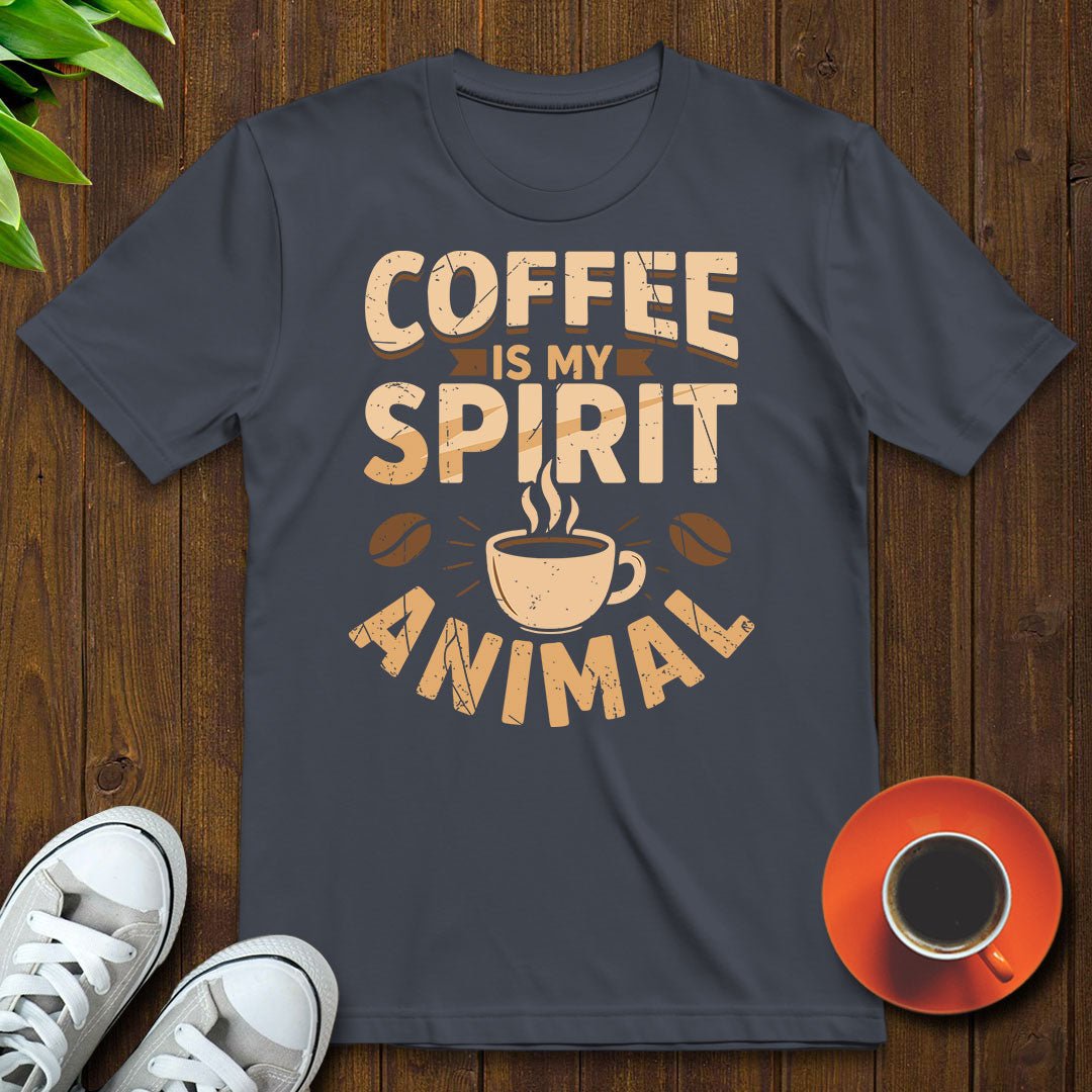 Coffee is my spirit animal T-shirt - Witty Brews