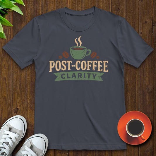 Post - coffee clarity T-shirt - Witty Brews